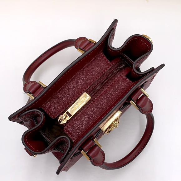 MICHAEL KORS HAMILTON XSMALL
SATCHEL CROSSBODY BAG DARK
CHERRY COLOR - Picture 11 of 16